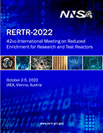 RERTR-2022 Technical Program