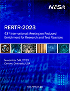 RERTR-2023 Technical Program